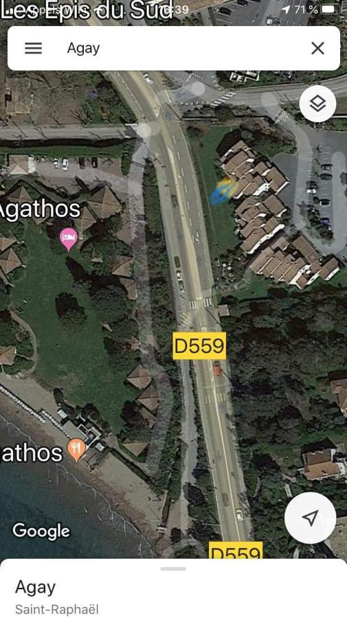 Agay Le Pti Bonheur 60M2 Rez De Jardin, En Bord De Mer Сен-Рафаэль Экстерьер фото
