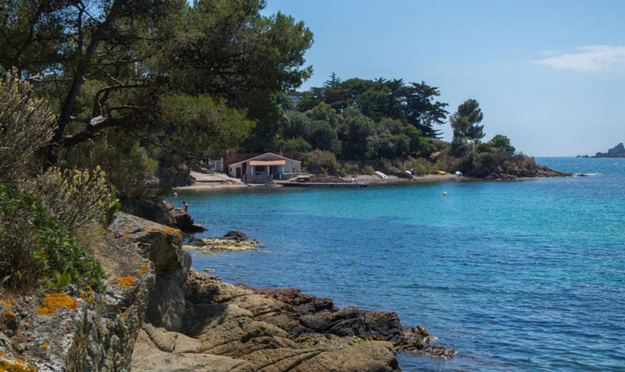 Agay Le Pti Bonheur 60M2 Rez De Jardin, En Bord De Mer Сен-Рафаэль Экстерьер фото